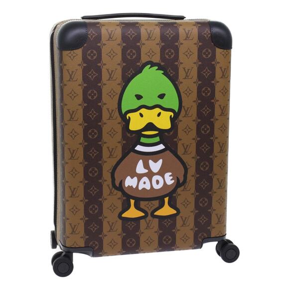 LOUIS VUITTON Monogram Stripe Human Made Horizon 55 Suitcase M20481 - Picture 1 of 16